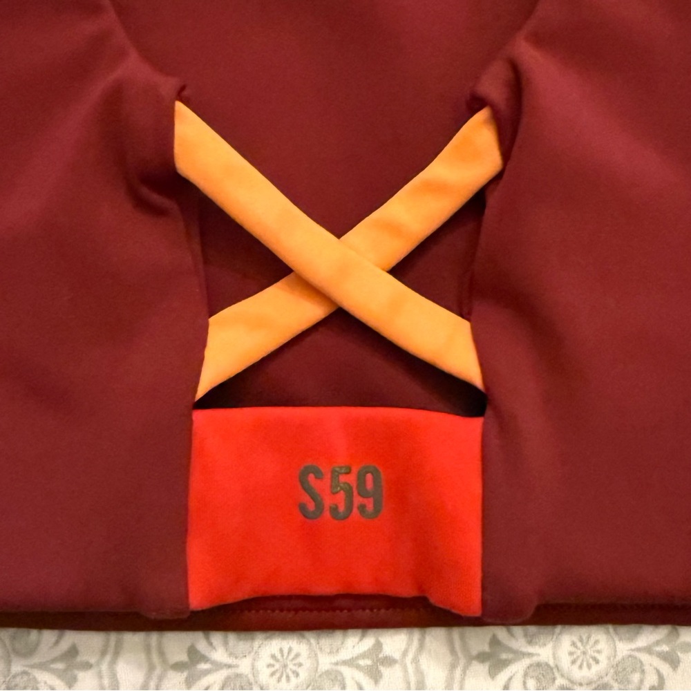 Splits59 Cherry Melon Techflex Evita Square Neck … - image 8